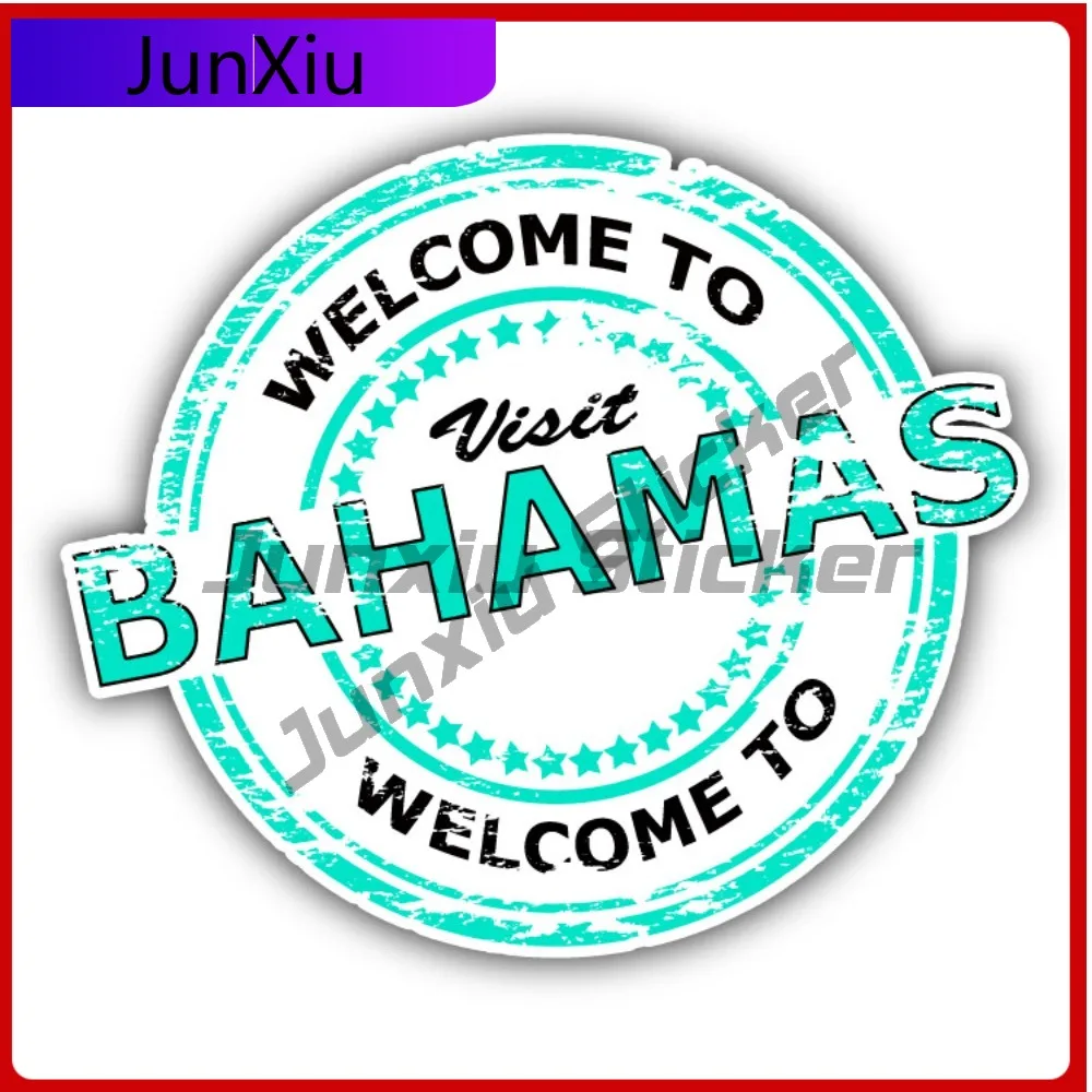 

Welcome To Bahamas Creative Sticker Stamp Car Decal Bumper Stickers Cool Style Wall Use For Car Bumper Automotive Decor Anti