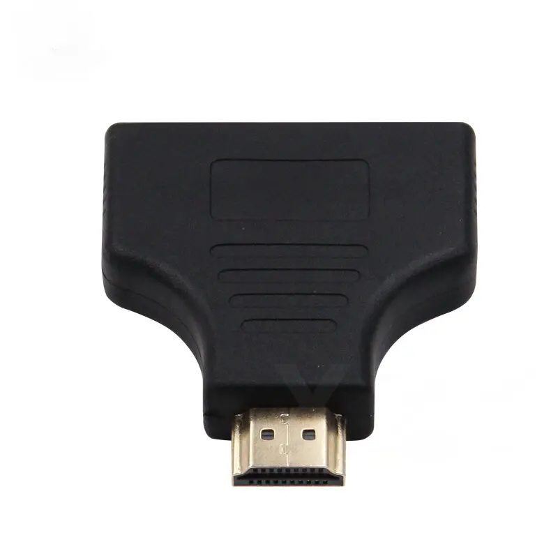 High Quality 1080P 1.4 HDMI-compatible Port Male To 2 Female 1 In 2 Cable Switch Out Splitter Adapter Converter For HD TV Tablet
