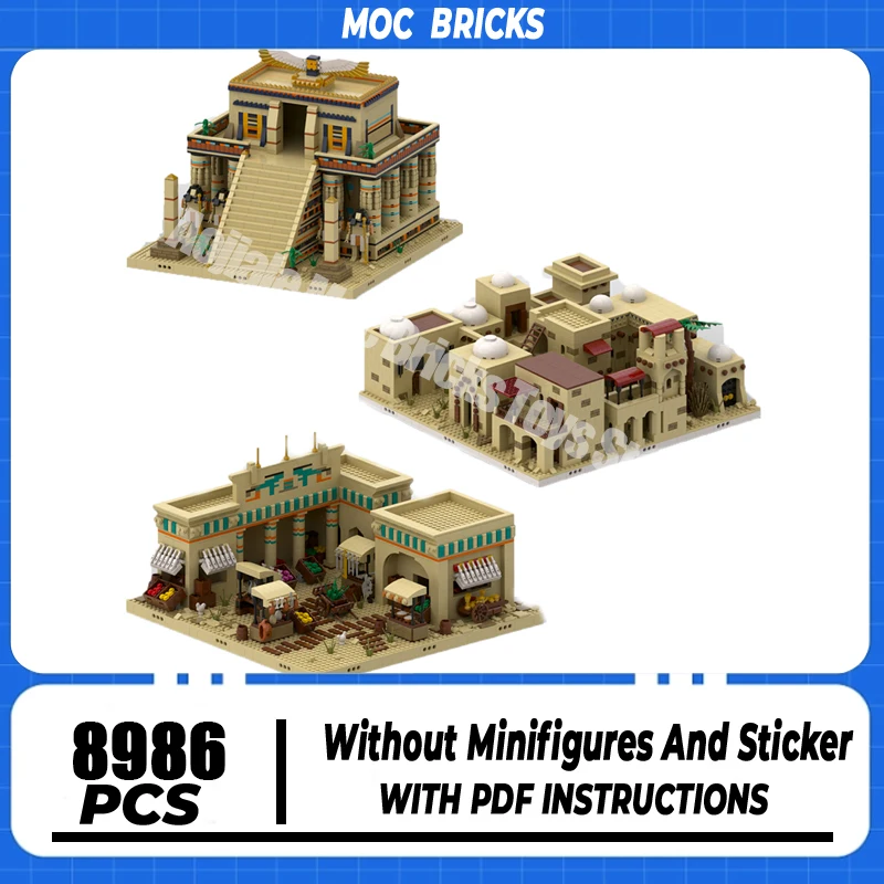 

Модульная городская модель здания Moc Building Bricks Египетская архитектура Building Technology Модульные блоки Конструкторы Игрушки Подарки
