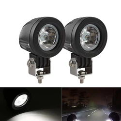 Motorcycle LED Work 2Inch Light 10W 12V 24V Mini Auto Truck ATV 4X4 4WD Car Tractor Bicycle Indicator Fog Lamp Driving Headlight