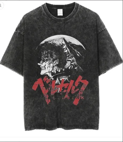 

2025 Hanma Baki The Grappler Gym Anime Tshirt Men Yythkg Y2k Men Shirts Clothing Top Men Anime Cotton Retro Washed T-shirt