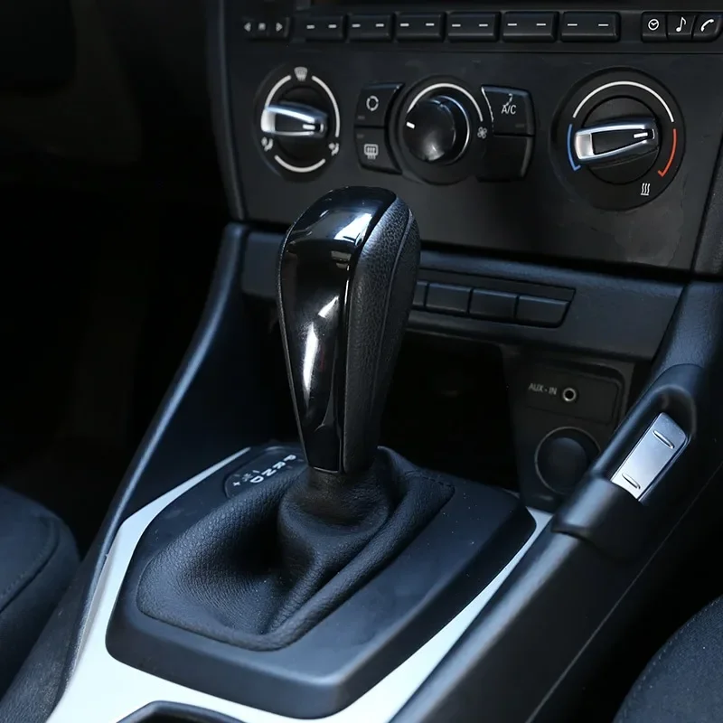 For BMW X3 E83 2006-2010 ABS Car Center Console Gear Shift Head Cover Stickers Car Accessories Interior Car modification