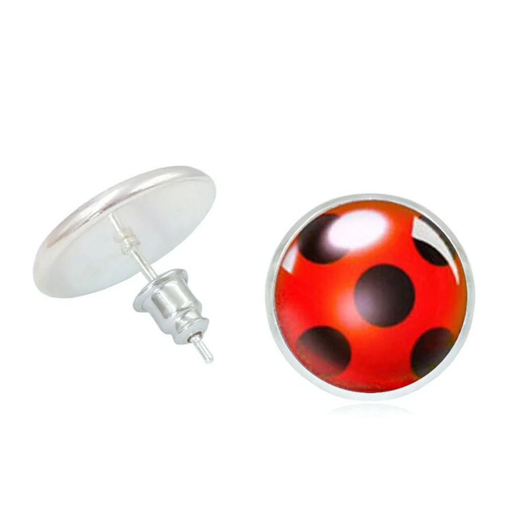 1 Pair Alloy Ear Studs Party Round Ladies Earrings Wife Girlfriends Engagement School Balls Banquets Girls Jewelry