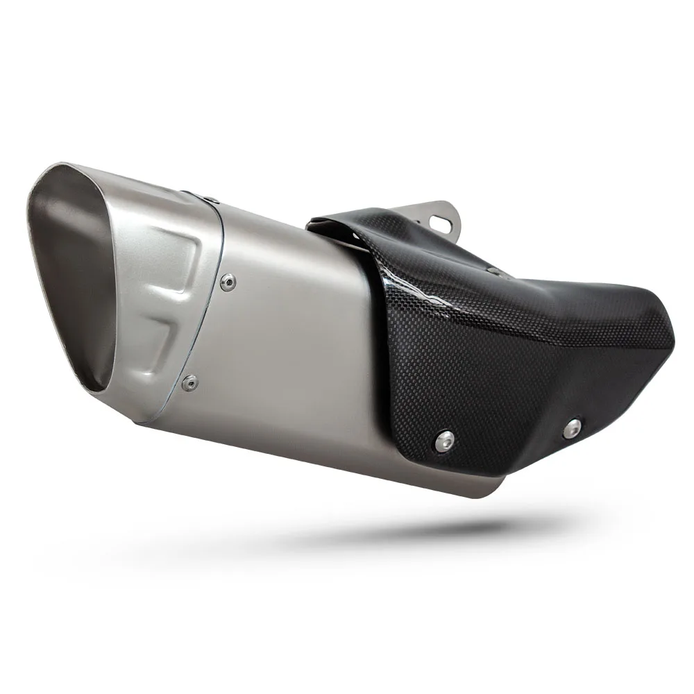 

Глушитель для мотоцикла 51 мм, гоночный комплект выхлопной системы с карбоновым покрытием для Ninja500, R6, ZX4RR, CBR500R, CMX300, RS457, GSXR600