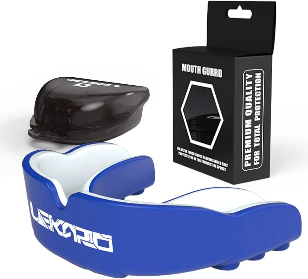 Mouth Guard,Sports Mouthguard for Football,Basketball,Lacrosse, Boxing,MMA,Martial Arts,Hockey and All Sports (Blue)