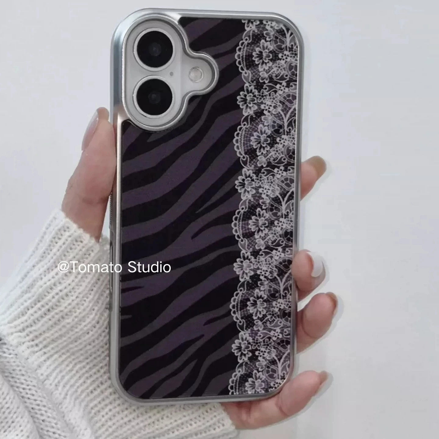 Zebra Stripe WhitePhone Case For iPhone 18 ULTRA 17 16 15 14 13 12 11 Pro Max Plus 17air Drop Glue Cover