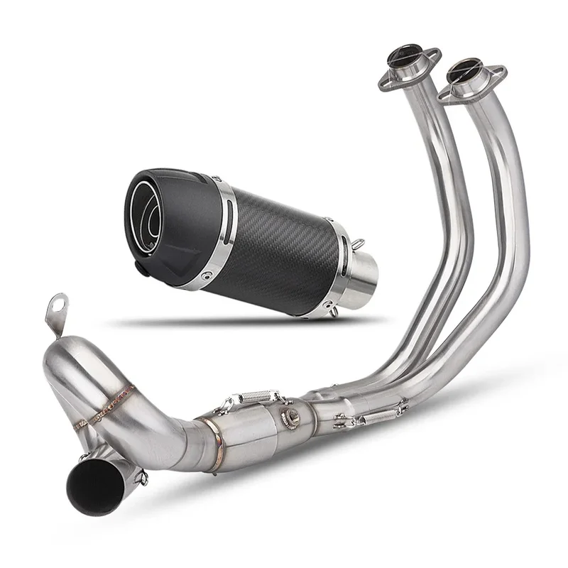 Full Motorcycle Exhaust System Escape Manifold Exhaust with DB Killer For YamahaMT07 FZ07 XSR700 2014-2025