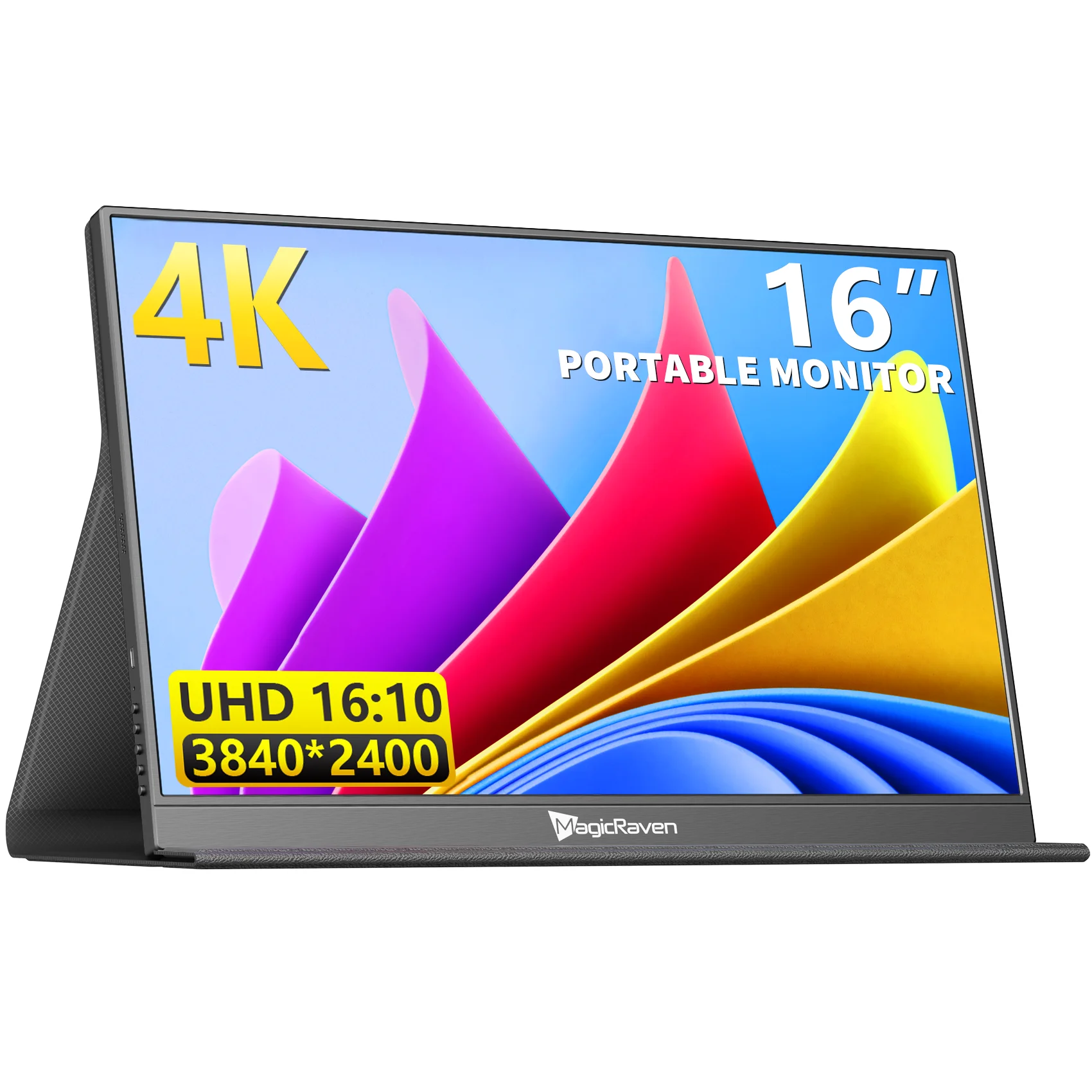 Amoudo 16インチ 3840*2400P 60Hz セカンドモニター デュアルUSB C HDMI PS4/5 Xbox Switch MAC PC スマホ対応 ポータブルモニター