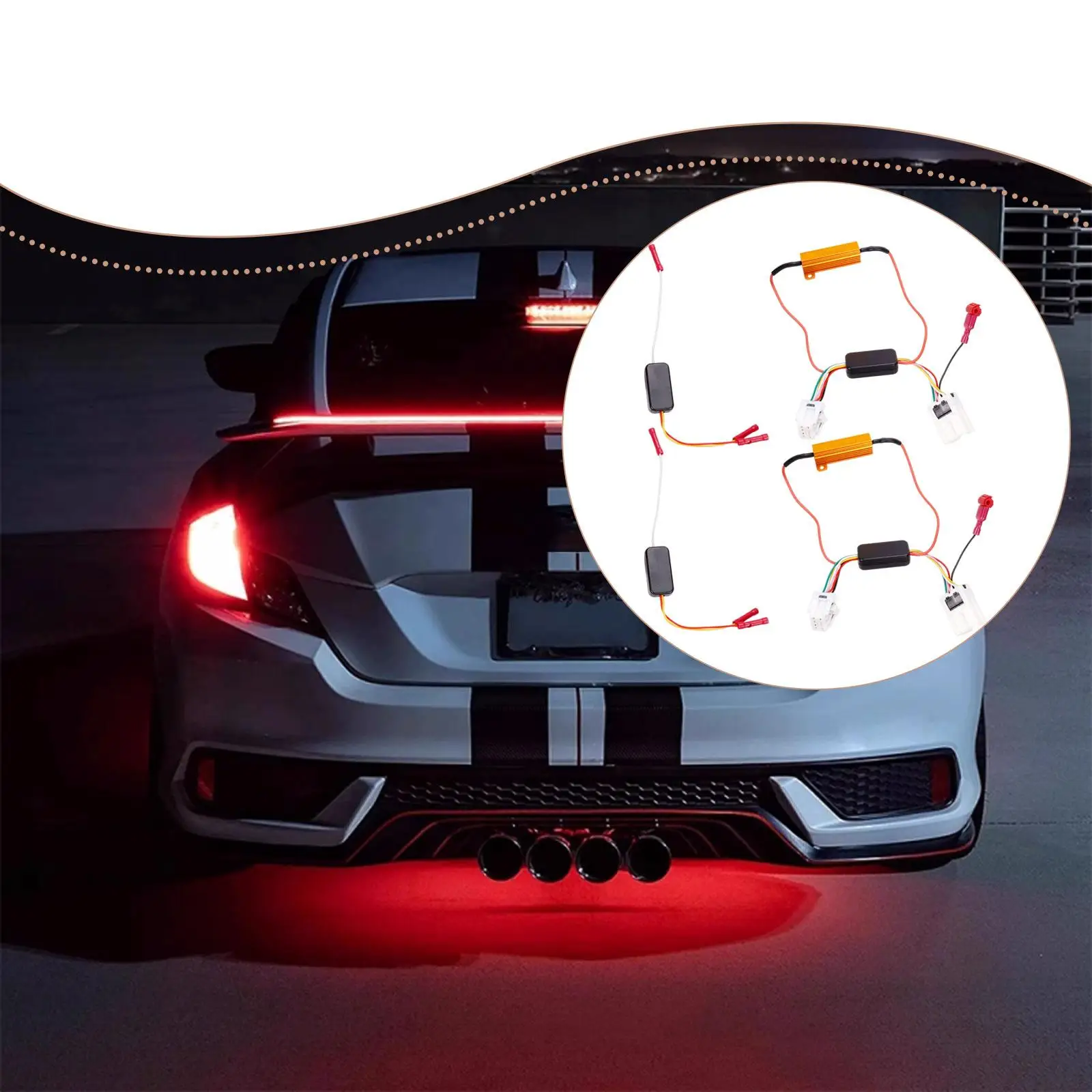 

Tail Turn LED Module Tail Turn Module DD3013 Compatible Accessory for 2009-2019 Supplies Replacement Easy Installation