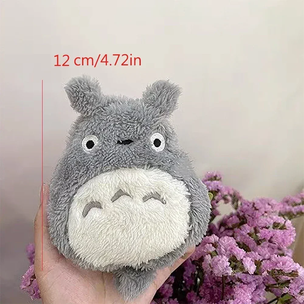 Niedlicher Plüsch-Totoro-Münzbeutel-Schlüsselanhänger, liebenswertes Geschenk, exquisiter Taschenanhänger-Zubehör. – Detail 1