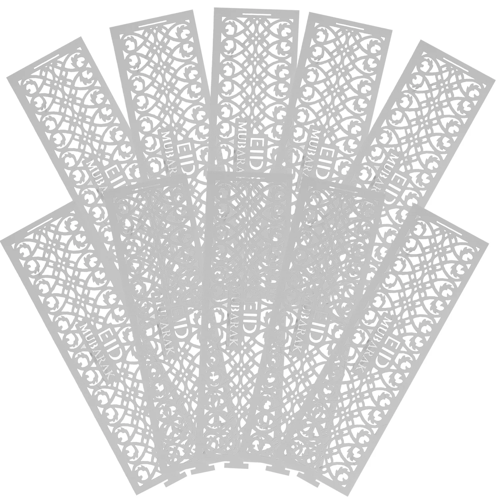 50Pcs Paper Lampshade Eid Theme Decorative Lamp Shade Cover Soft Glow Hanging Light Cover Ceiling Lamp Shade Replacement