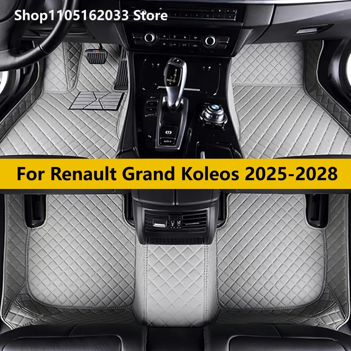 

Автомобильный коврик подходит для Geely Monjaro Renault Grand Koleos2025 2026 2027 2028Auto аксессуары кожаный водонепроницаемый противоскользящий коврик для ног