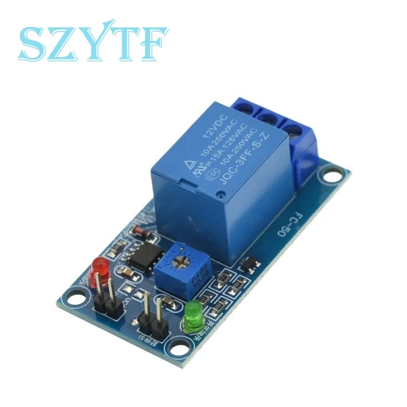 Soil Moisture Sensor  5V 12V Relay Control Module Lower Than The Humidity Automatic Watering Start Switch