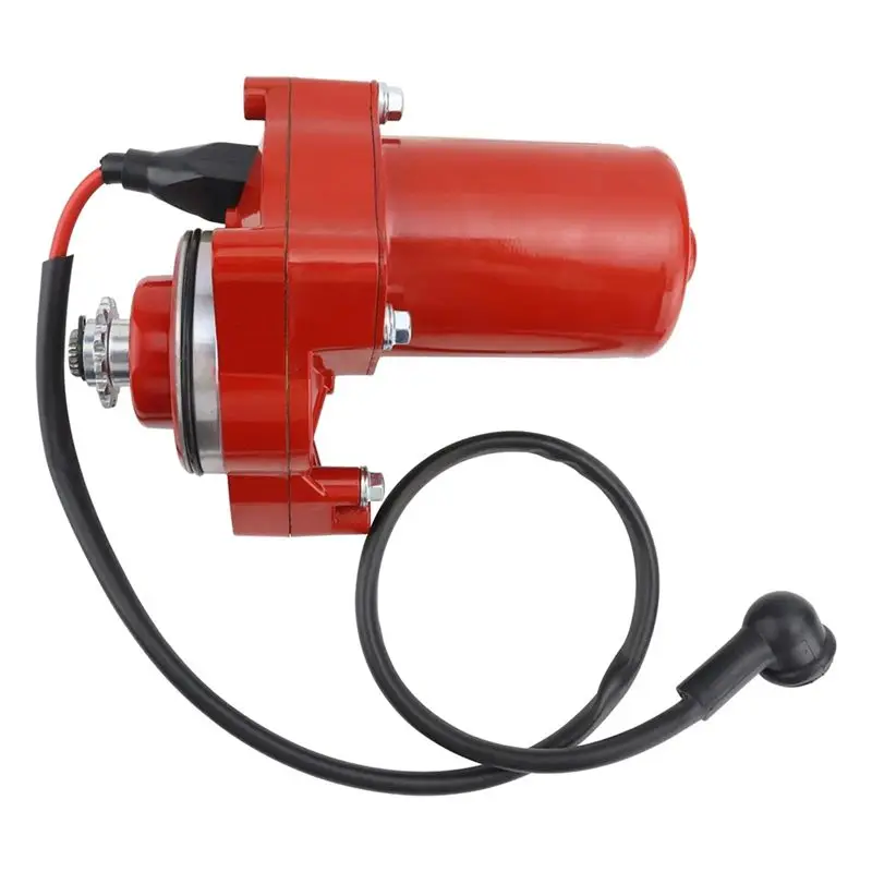 

AU28-Starter Motor For 50Cc 70Cc 90Cc 100Cc 110Cc 125Cc 3 Bolt 4 Stroke ATV Quad Pit Dirt Bike Go Kart Taotao Buggy Coolster