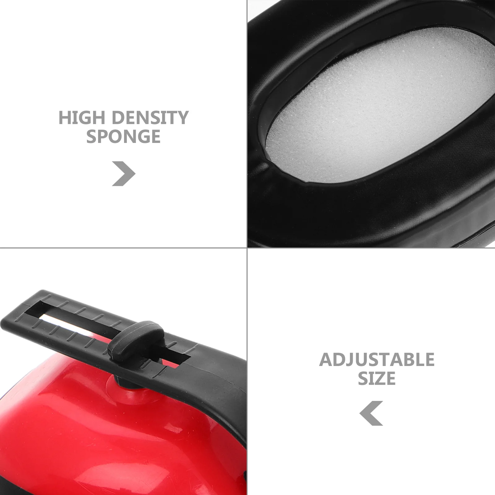 زوج واحد من واقيات الأذن الآمنة القابلة للتعديل وخاصية إلغاء الضوضاء فوق سماعات حماية الأذن وبناء حماية السمع الصناعية #3