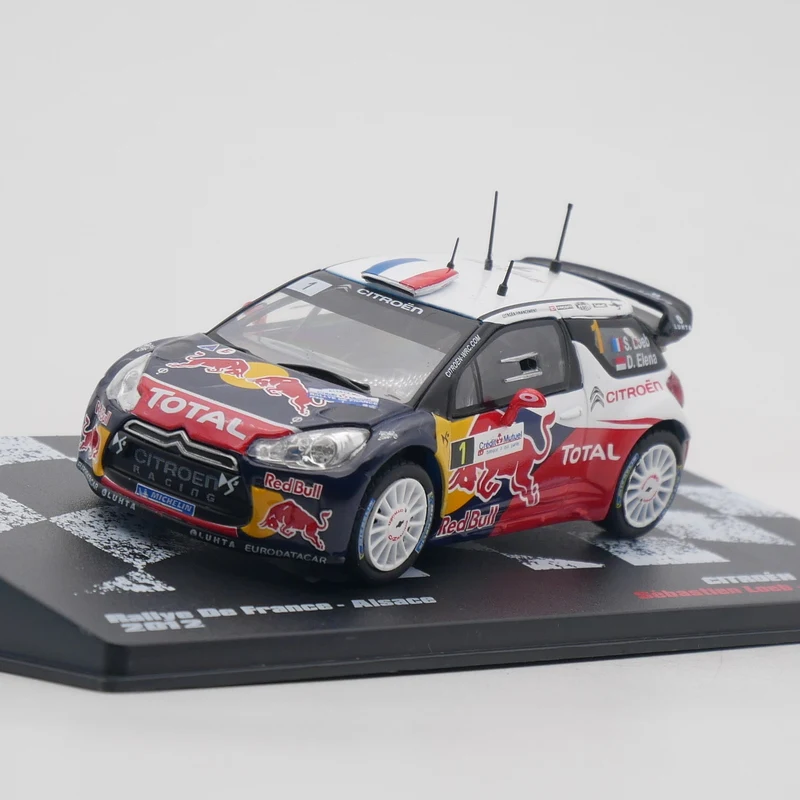 

IXO 1:43 Scale Diecast Alloy Citroen DS3 WRC 2012 Loeb Toys Cars Model Classics Nostalgia Adult Gifts Souvenir Static Display