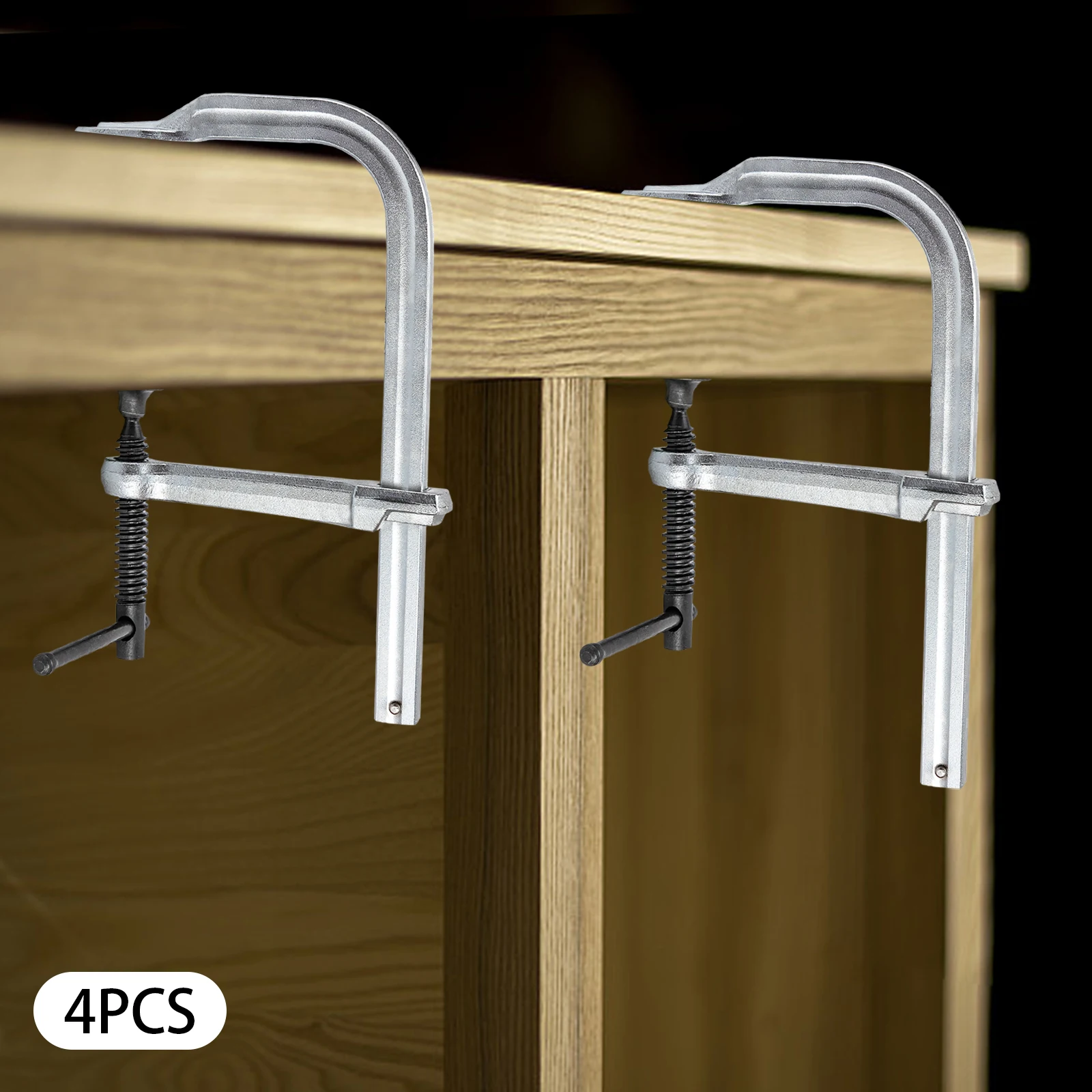 

Деревообрабатывающие зажимы для столярных работ, 4 шт., сварочные зажимы F-образной формы, кованые струбцины