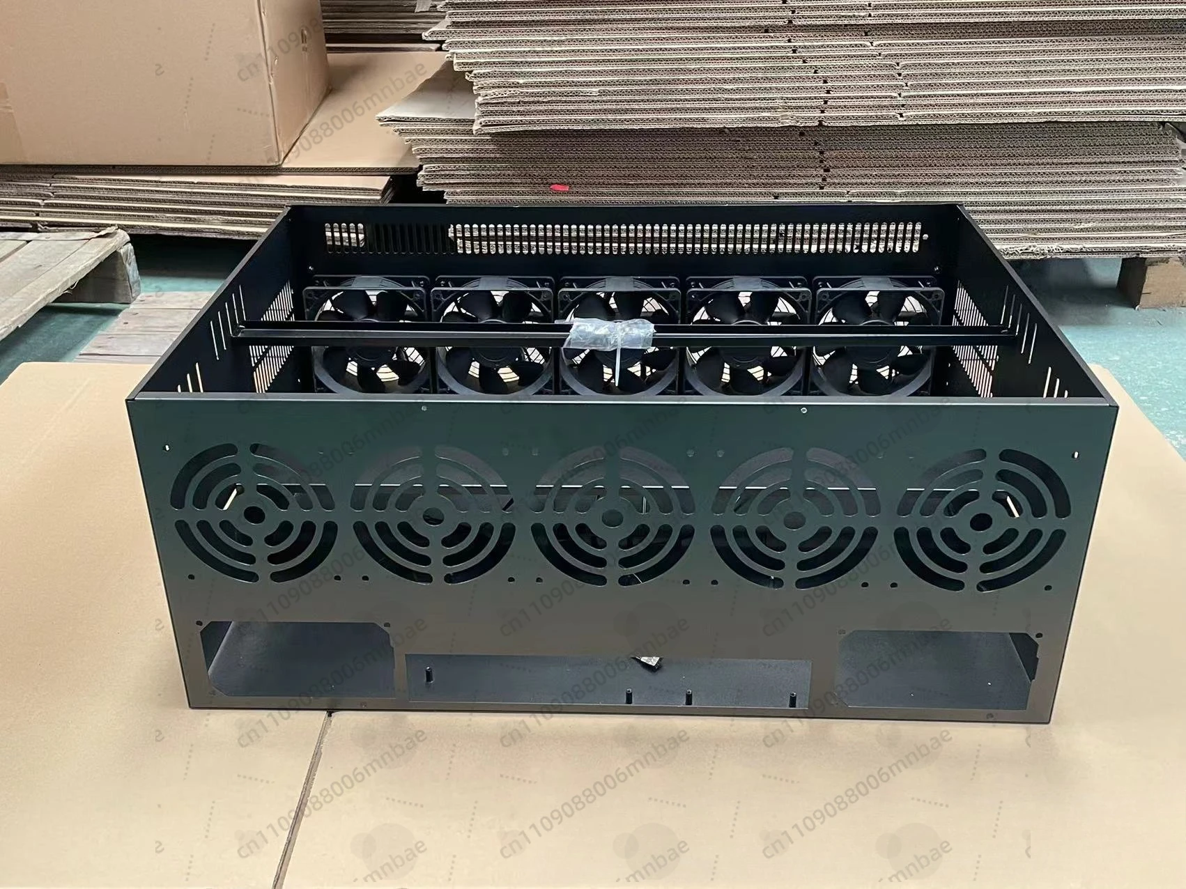 

12 card chassis ATX main board dual power bit multi-graphics card 12 card GPU platform expansion