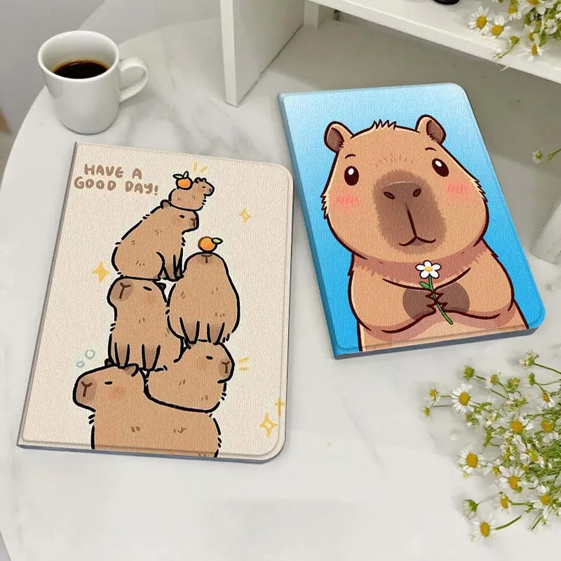 

Anime Capibala Design For Legion Xiaoxin Pad Y700 K10 M10 P11 K11 Pro Plus 10.6 11.5 Inch 2021 2023 2025 Tablet Case