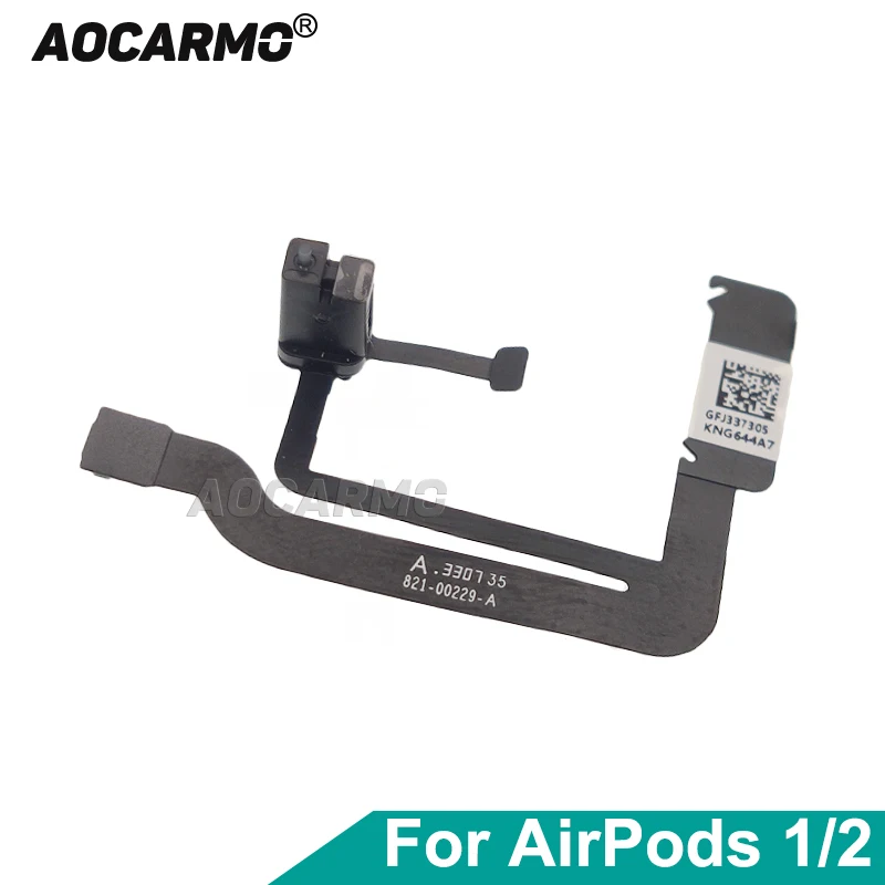 

Aocarmo For Apple AirPods 1 2 A1602 Battery Box Charging Case Light Flex Cable Repair Part