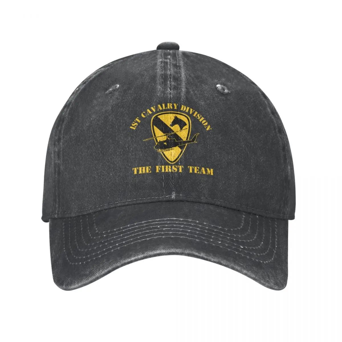 1ST CAVALRY DIVISION / THE FIRST TEAM Cowboy Hat |-F-| Fishing cap Sun Hat For Children Custom Cap For Girls Men's