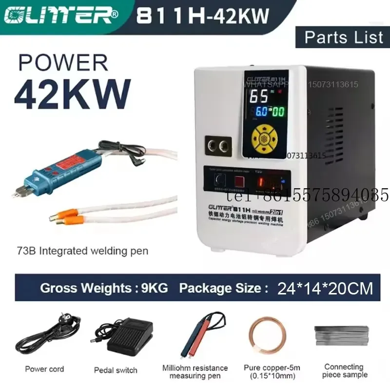 

Professional 42KW Pulse Spot Welder Machine - 811H for High-Efficiency Electric Vehicle Battery Pack Assembly &
