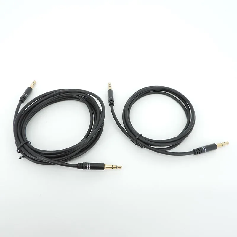 1m 2m 3 4 Pole Audio Aux Microphones Stereo 3.5mm Jack Male to Male Extension Cable connector extend for live Headphone Cord