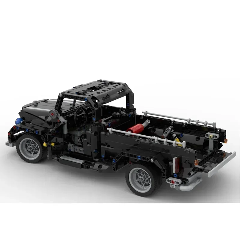 MOC-53002 สีดําคลาสสิกCargoขนส่งรถบรรทุกประกอบเย็บอาคารบล็อกรุ่น 988 ชิ้นส่วนเด็กอาคารบล็อกของเล่นของขวัญ