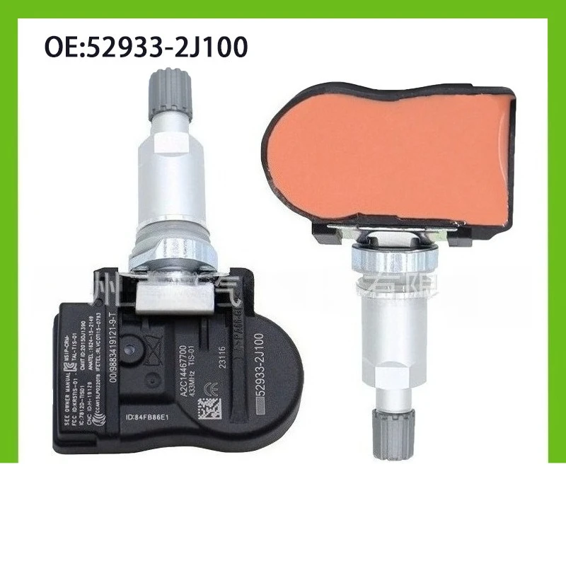 

52933-2J100 529332J100 1/4pcs TPMS Tire Pressure Monitor Sensor for Hyundai Sonata 8 Genesis II Kia Rio Carens