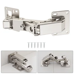 Cabinet Hinges 175 Degree Hinges Face Frame Cabinet Hydraulic Adjustable Mounting Hinges Soft Closing Dampers No Need Hole Hinge