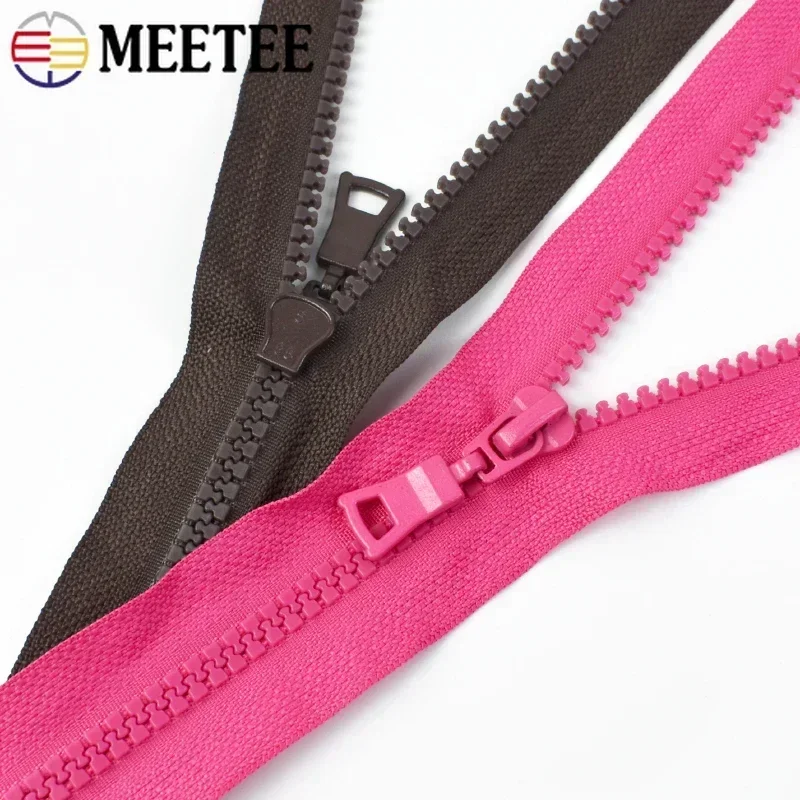 

5Pc 5# Resin Zippers 15-25cm Close-End 30-80cm Open-End Zipper Closure for Jacket Garment Bags Decor Zips DIY Sewing Accessories
