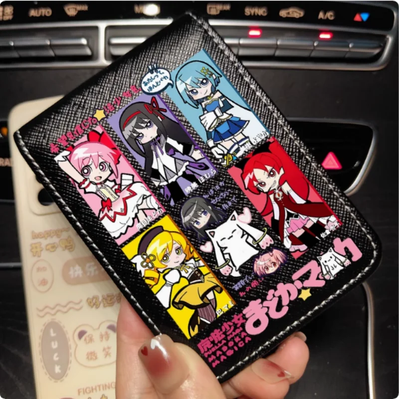 Anime Puella Magi Madoka Magica Kaname Madoka Fashion Wallets PU Purse Card Holder Money Bag Gift 2358 Cosplay