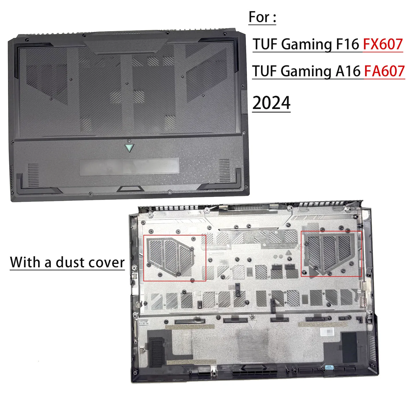 Immagine 4: Scocca Inferiore per Tianxuan 3/4/5/5Pro, Tianxuan 4R/5R, Tuf Gaming F16, A16, A15, F15, Fa507, Fx507, Fa607, Fx607, Fa617 - Cover Inferiore D