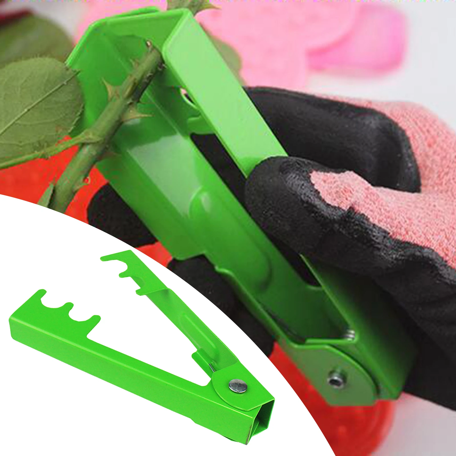 1pcs Leaf Thorn Removal Clip Flower Remover Tool Kit Rose Stem Cleaner Flowers Piercing Forceps Safety Tool for Flower Shop