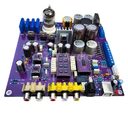TDA1541 DAC Decoding Board Coaxial Fiber USB Input 5670 Electronic Tube Buffered Output