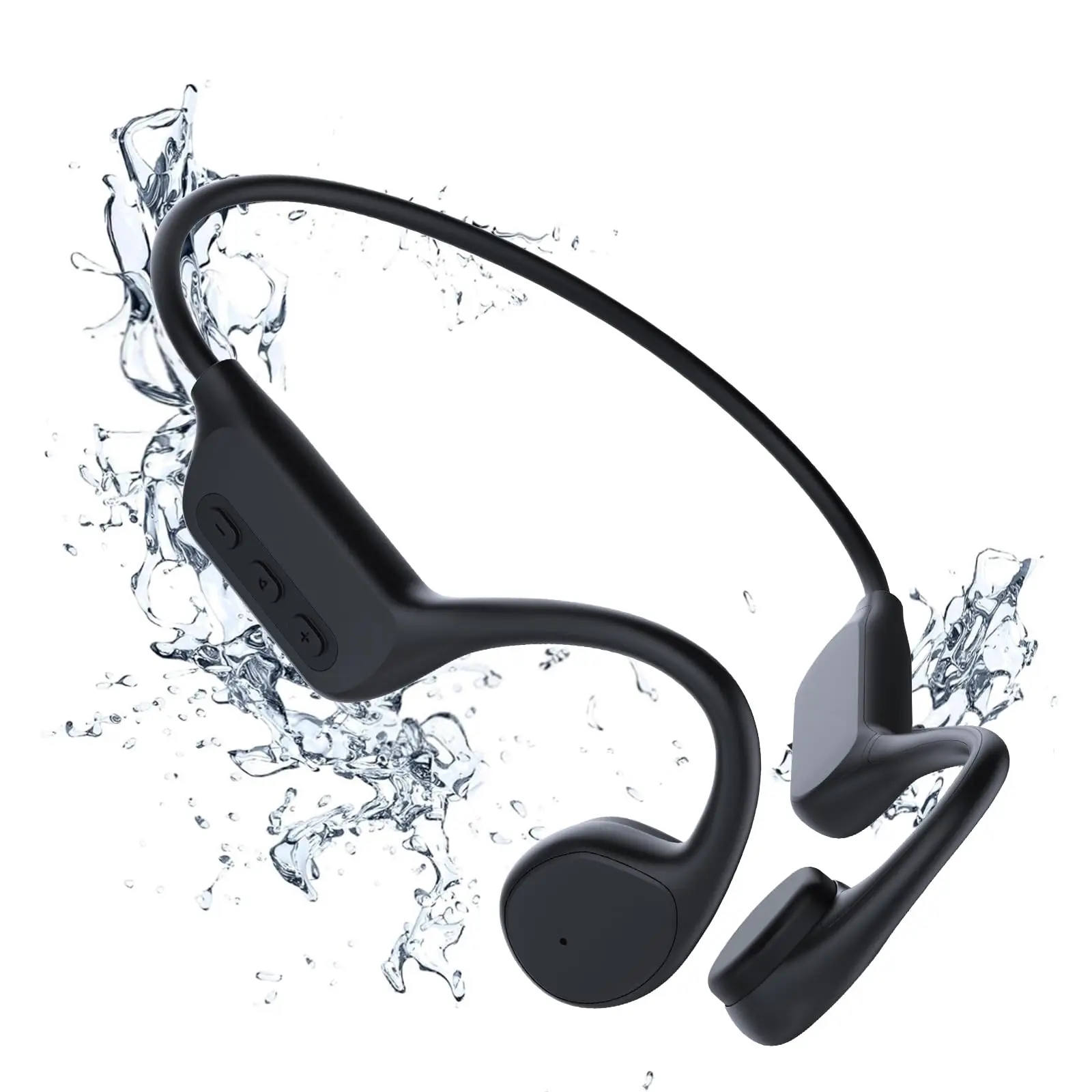 for shokz Bone Conduction Earphone IPX8 Swimming Bone Conduction Headphone with Microphone 32GB MP3 Player for Sport Smartphone