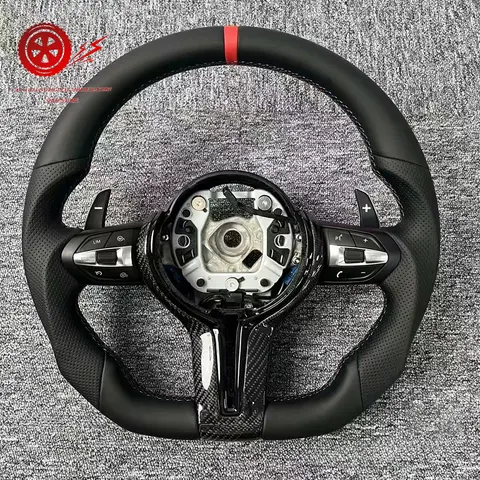 Leather M Sport Steering Wheel for BMW F10 F11 F12 F15 F20 F21 F22 F25 F26 F30 F31 F32 F33 F34 F36 M3 M5 F80 F82 Steering Wheel