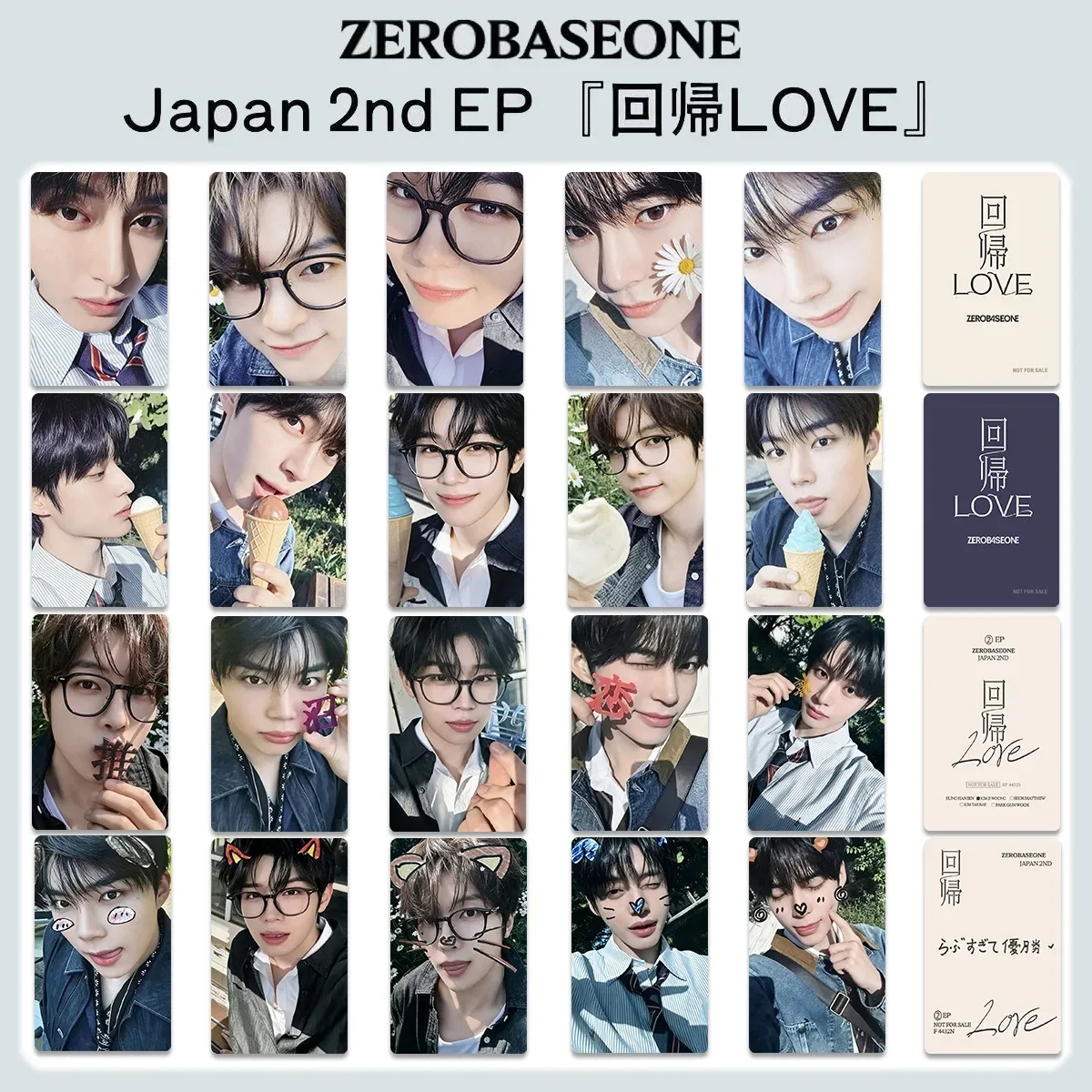 5Pcs/Set Idol Boys  ZB1 New Album 