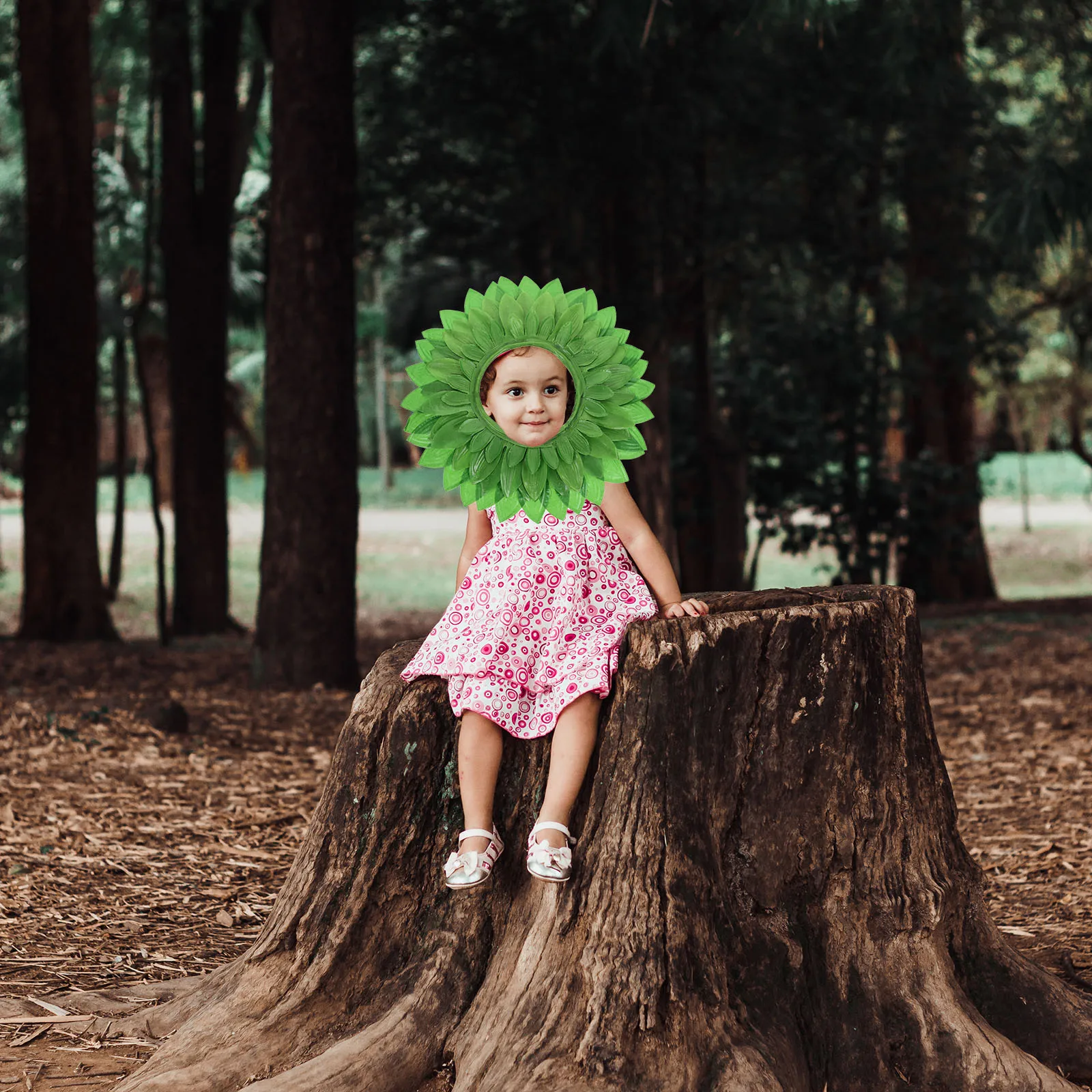 

Sunflower Headgear Sunflower Headpiece For Cosplay Red Kids Floral Headpiece for Party Cosplay Hair Decor Accessories Festival
