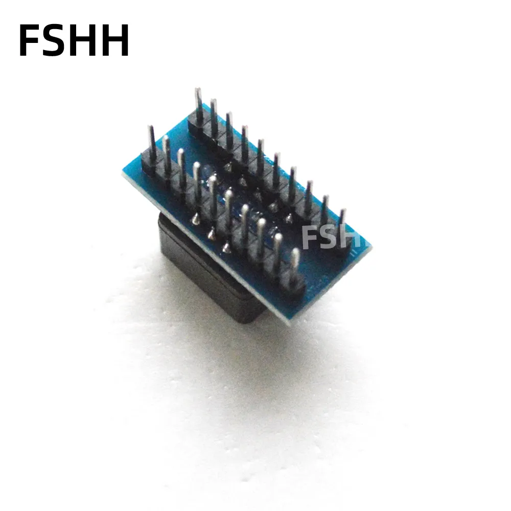 بسيط حدق المتابعة PLCC20 PLCC28 اختبار المقبس PLCC20 إلى DIP20 PLCC28 إلى DIP24 إلى DIP28 محول مأخذ التوصيل