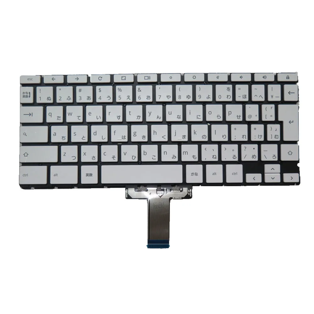 

Клавиатура ноутбука HP Chromebook X360 12B-CA000 L67776-291 NSK-XS0BQ JP 9Z.NGRBQ.00J без рамки японский JP белый