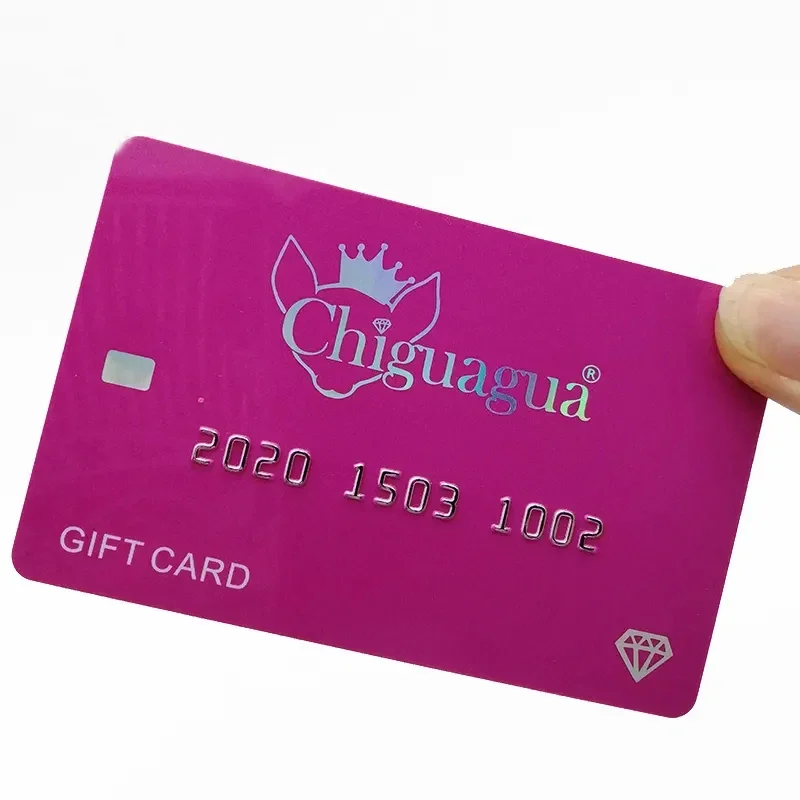 

Wholesale Cheap Customized Lashes logo Visa Credit Card Size pink Plasti Pvc Membership Card Holographic Eyelashes Business Card