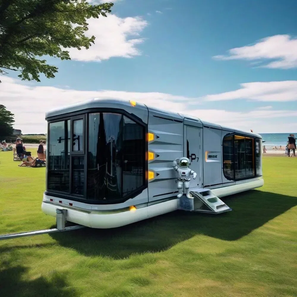 Mobile Best Steel Structure High Quality Portable Container Capsule Space House for Family Living 6