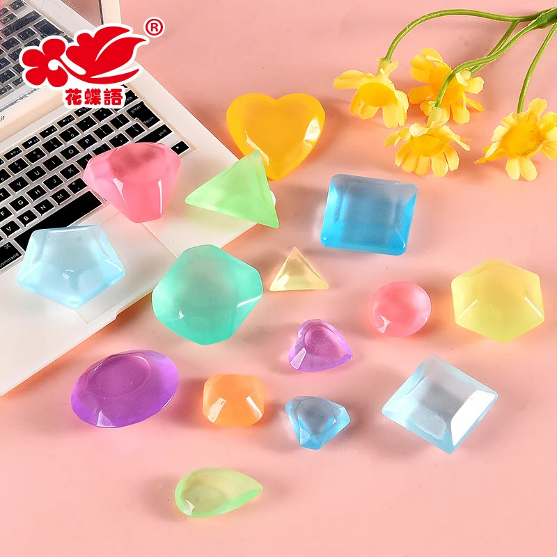 5pcs Luminous diamond resin flatback cabochons diy crafts materials jewelry making charms