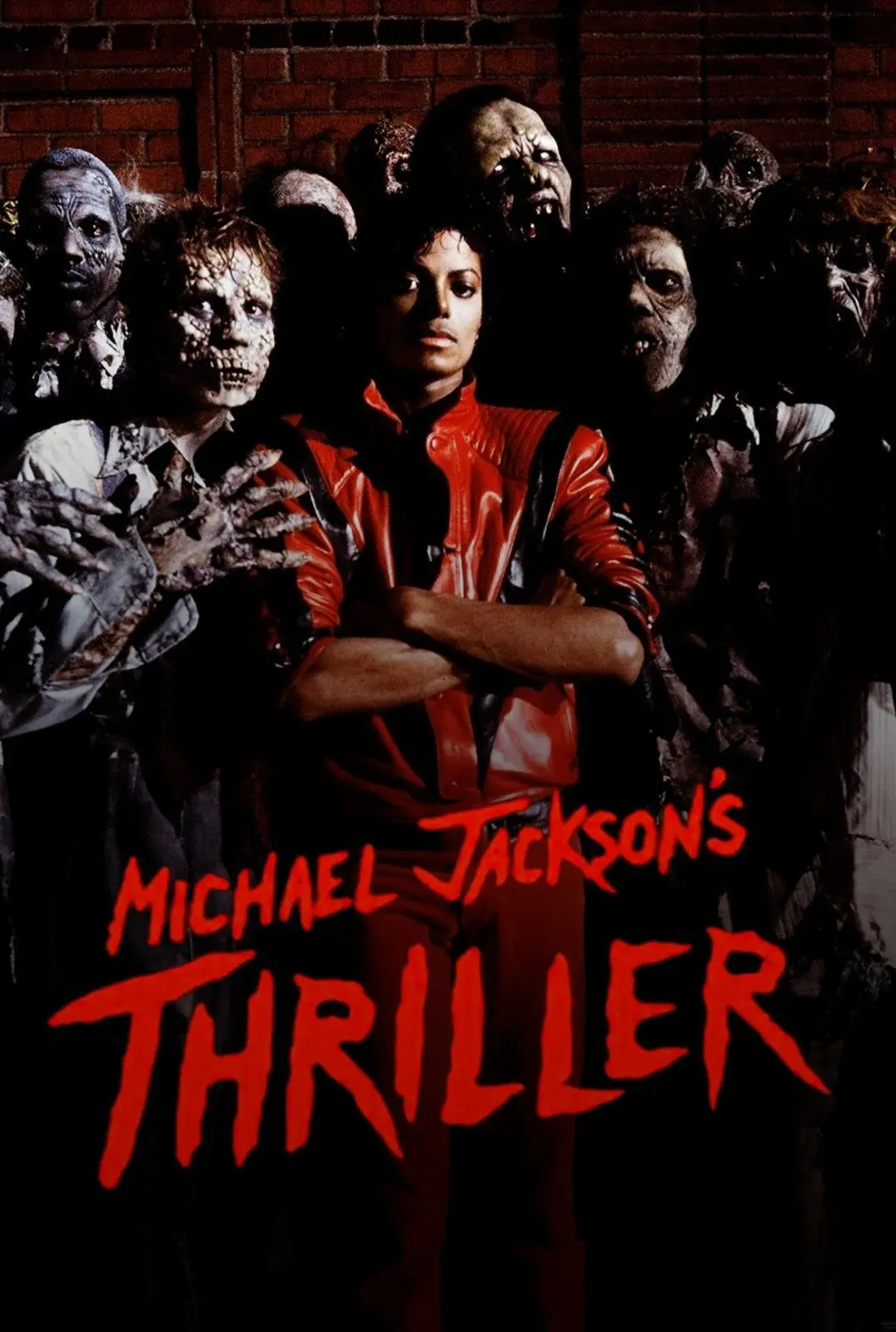 Michael Jackson's Thriller Movie Art Picture Print Silk Poster Home Wall Decor