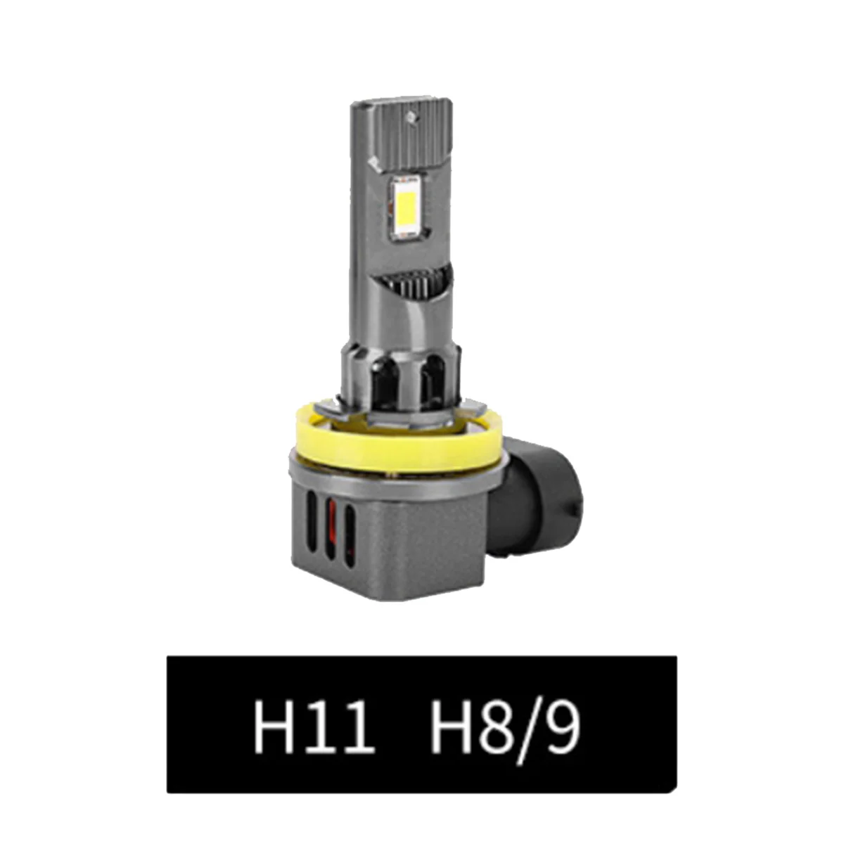 35W Power H11/H9/H8 Socket LED Bulb Car Headlight 6000K White Light 3800LM Mini LED Light Plug and Play Bulbs