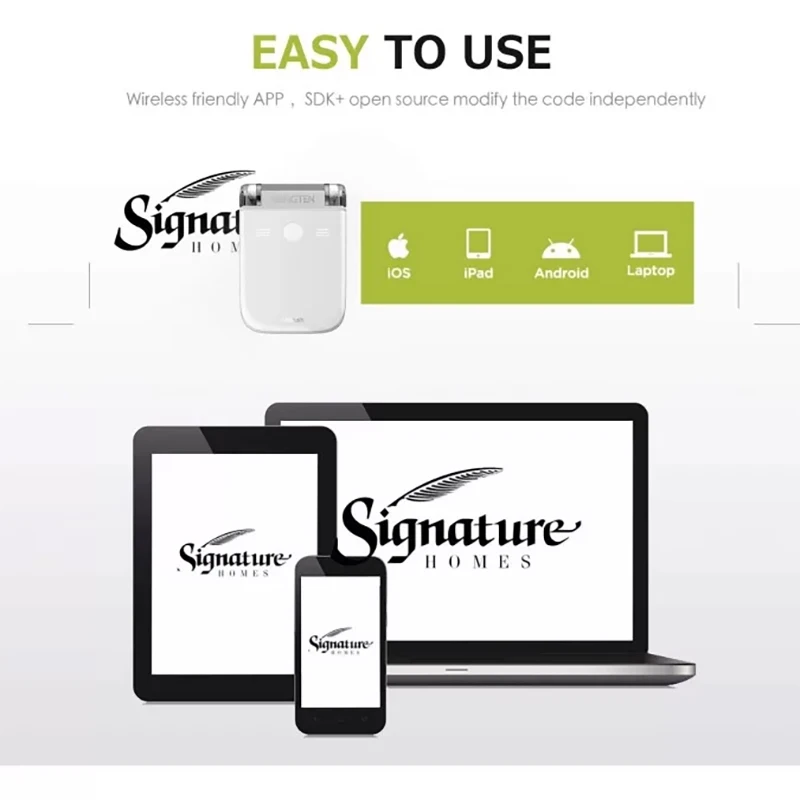 MBrush Handheld Inkjet Printer Wireless Mini Portable Color Printer Full Color Printing Cartridges DIY Printing Tattoo Logo Word