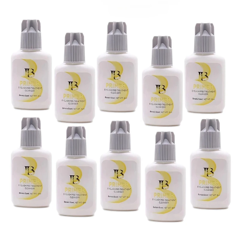 

Professional ibeauty Primer Eyelash Extensions Glue for Eyelash Application From South Korea Clear 15ml 5/10Bottles