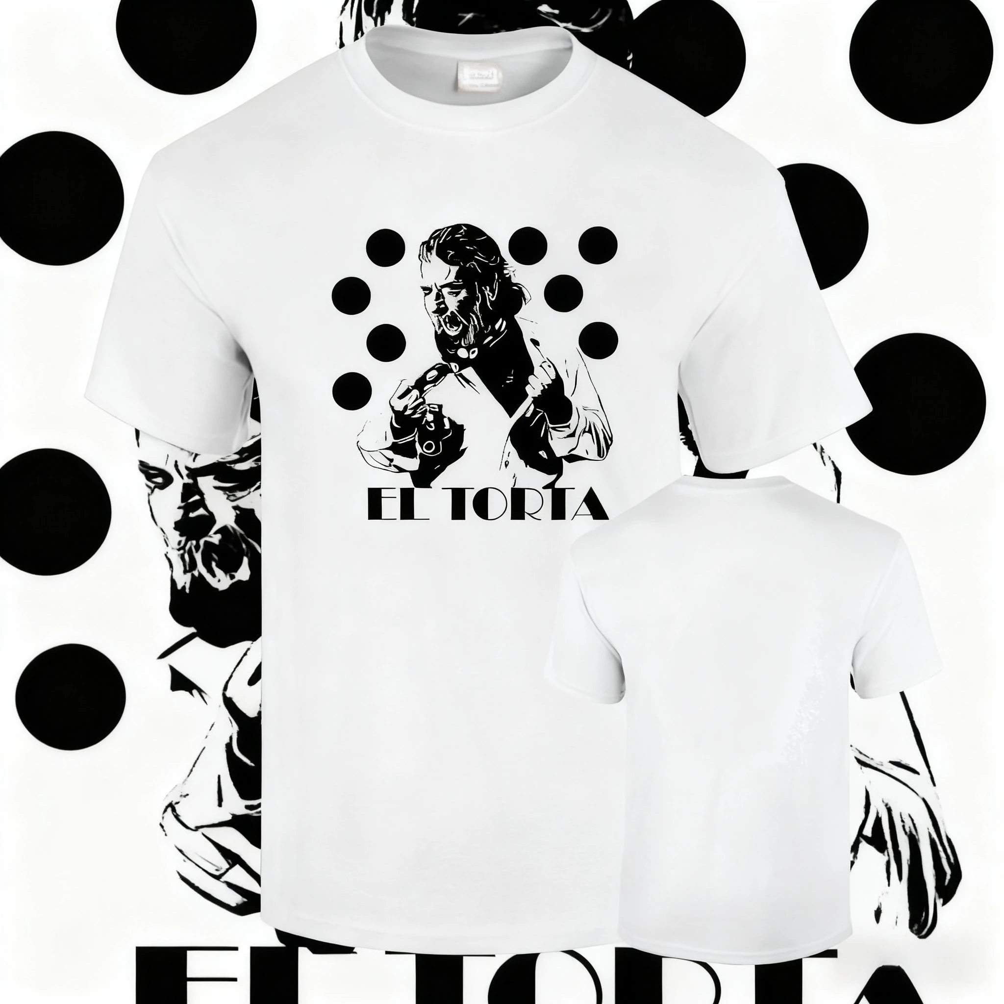 2025-26 Verano Premium El Torta Flamenco Camaron De La Isla 100% Camiseta estampada de algodón Unisex Regular Fit Manga corta Y2k