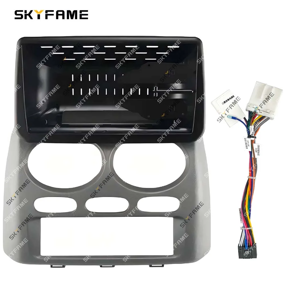 SKYFAME Car Frame Fascia Adapter Android Radio Dash Fitting Panel Kit For Mitsubishi Veryca